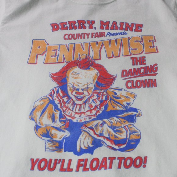 Pennywise Clown IT Graphic T-shirt Size M - Picture 2 of 8